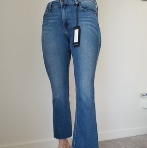 Just Black-light medium blue Denim Scissor-Cut Fla